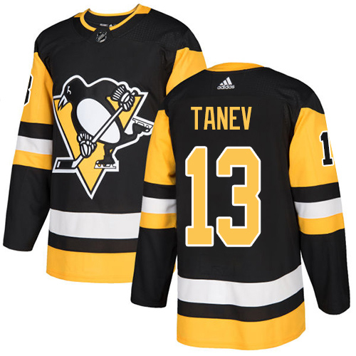 Adidas Pittsburgh Penguins #13 Brandon Tanev Black Home Authentic Stitched Youth NHL Jersey->youth nhl jersey->Youth Jersey
